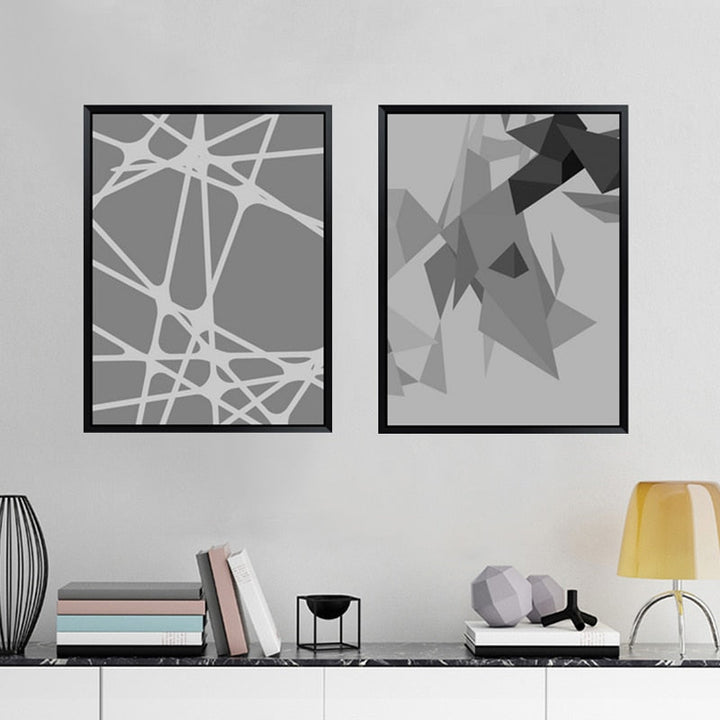 Casual Thought Points-Canvas Veggkunst Maleri | Skanto