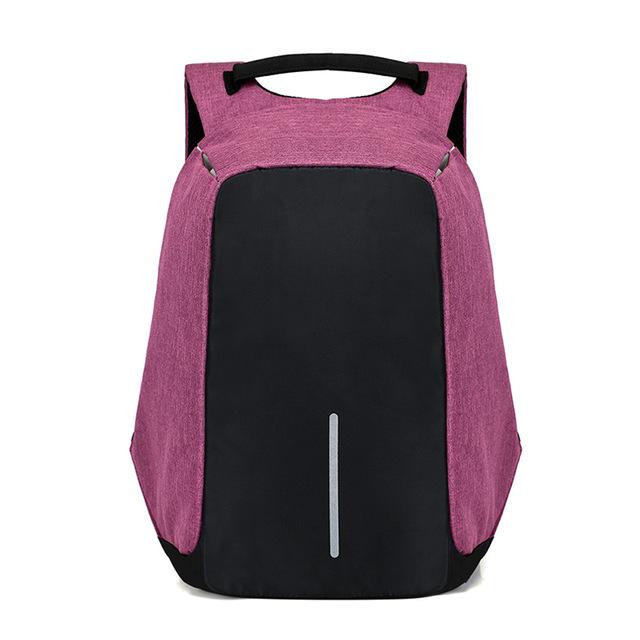 The Diamond Anti Theft Backpack med USB-lader | Skanto