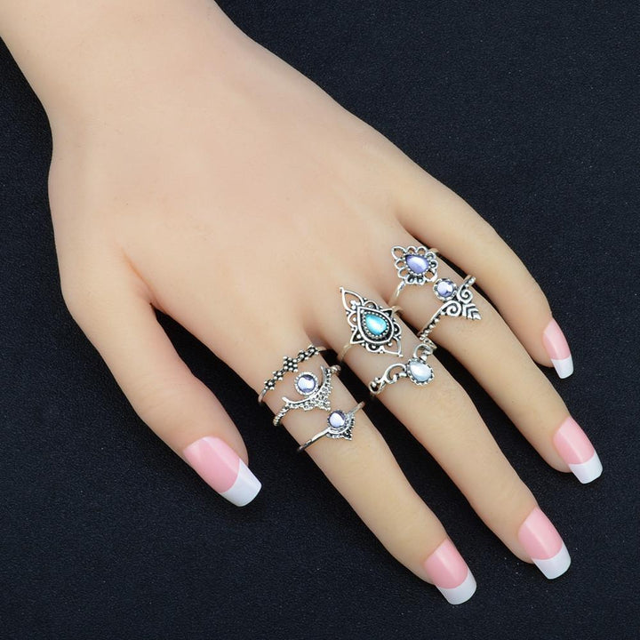 7 Piece Stack Vintage Ringer | Skanto