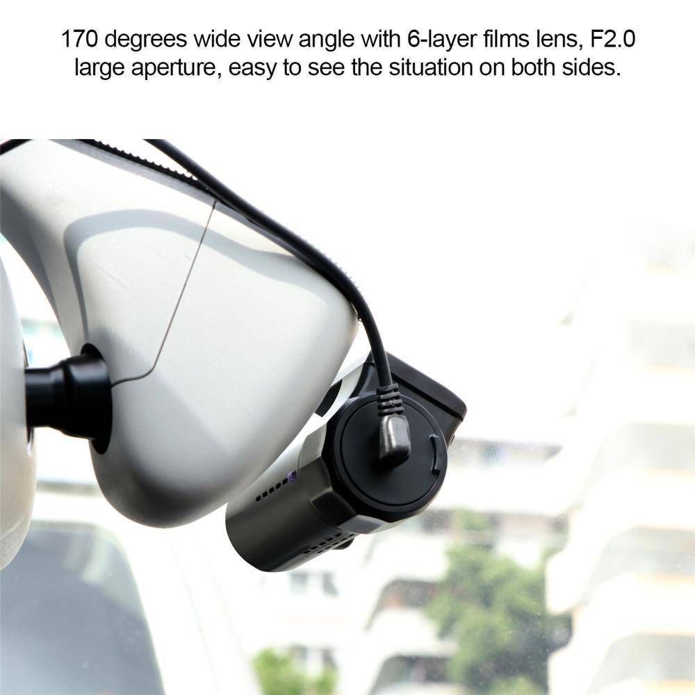 Norvo | 1080P Bil Trådløs WIFI Dash Cam DVR Kamera Digital Registrator Videoopptaker Veikamera APP Overvåker DVR