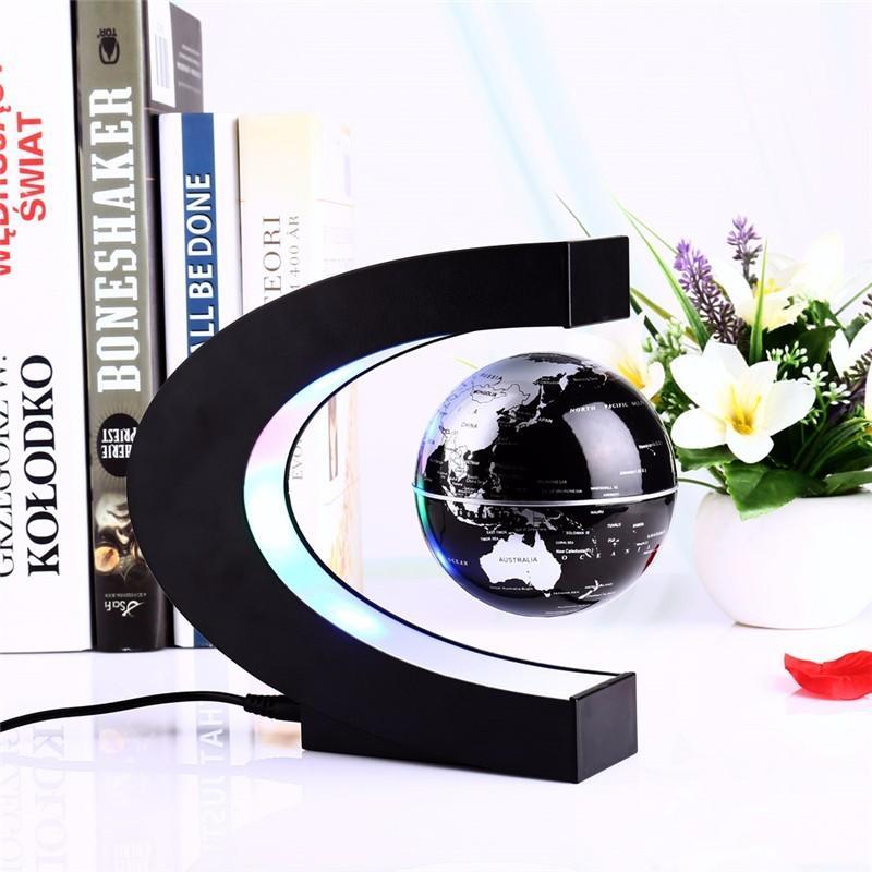 Skanto | Premium Kvalitet Antigravity Elektronisk Magnetisk Levitasjon Flytende Globe Magisk Lys Med US Plugg