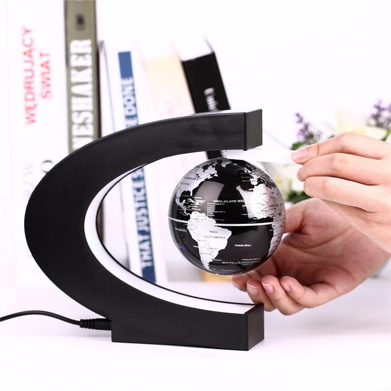 Skanto | Premium Kvalitet Antigravity Elektronisk Magnetisk Levitasjon Flytende Globe Magisk Lys Med US Plugg