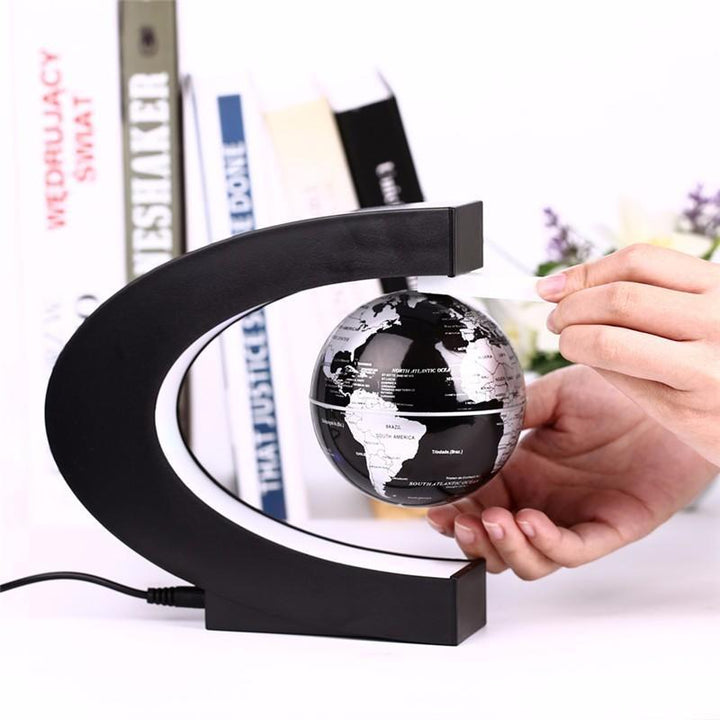 Skanto | Premium Kvalitet Antigravity Elektronisk Magnetisk Levitasjon Flytende Globe Magisk Lys Med US Plugg