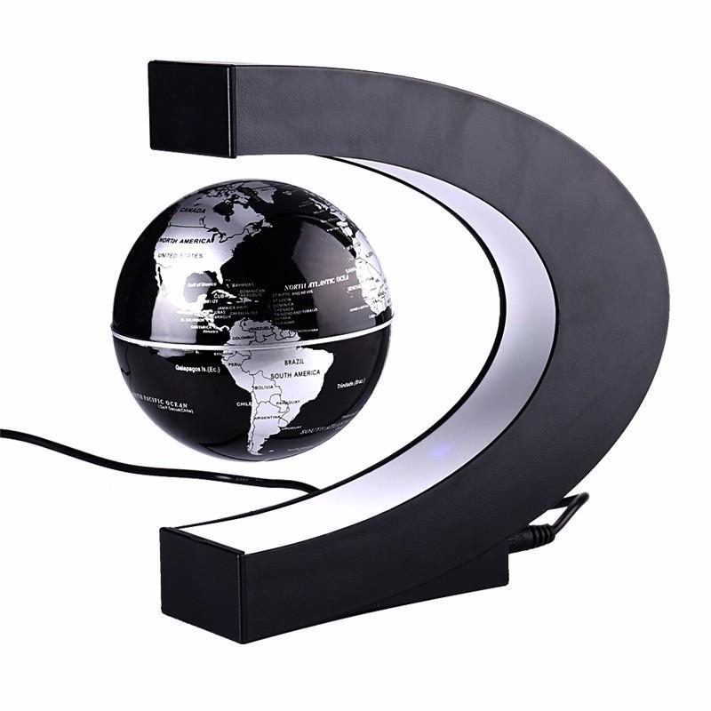 Skanto | Premium Kvalitet Antigravity Elektronisk Magnetisk Levitasjon Flytende Globe Magisk Lys Med US Plugg