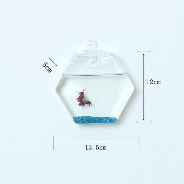 Skanto | Håndlaget Ny Hexagonal Vegg Klar Terrarium Vase