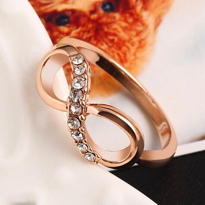 Luksus Gull Uendelig Ring | Skanto