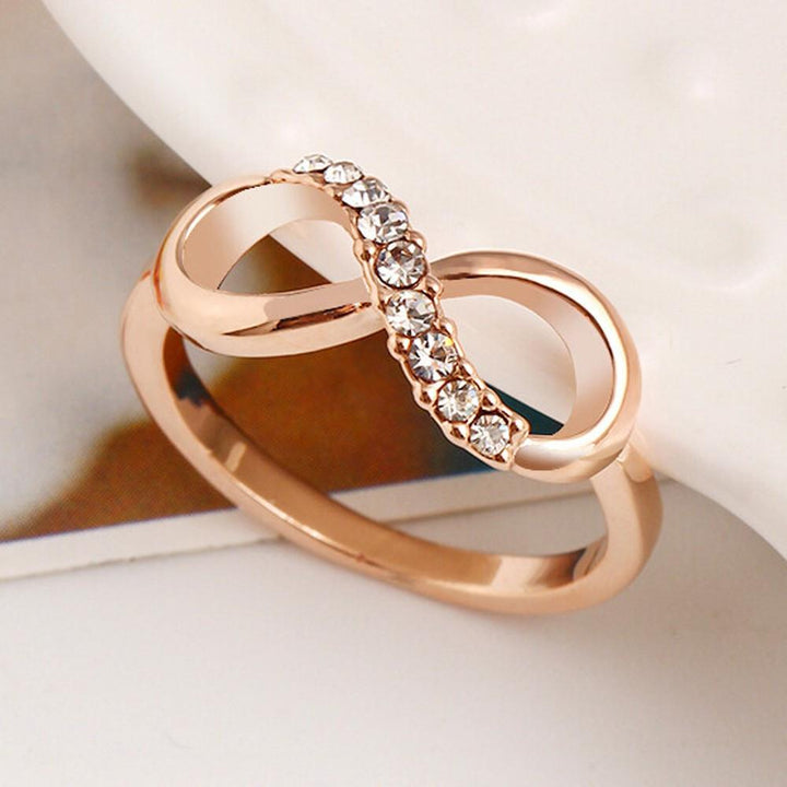 Luksus Gull Uendelig Ring | Skanto