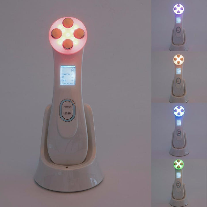 Skanto | 5i1 RF & EMS Radio Mesotherapy Elektroporering Ansiktsbehandling Pen Hudfornyelse & Rynkefjerner