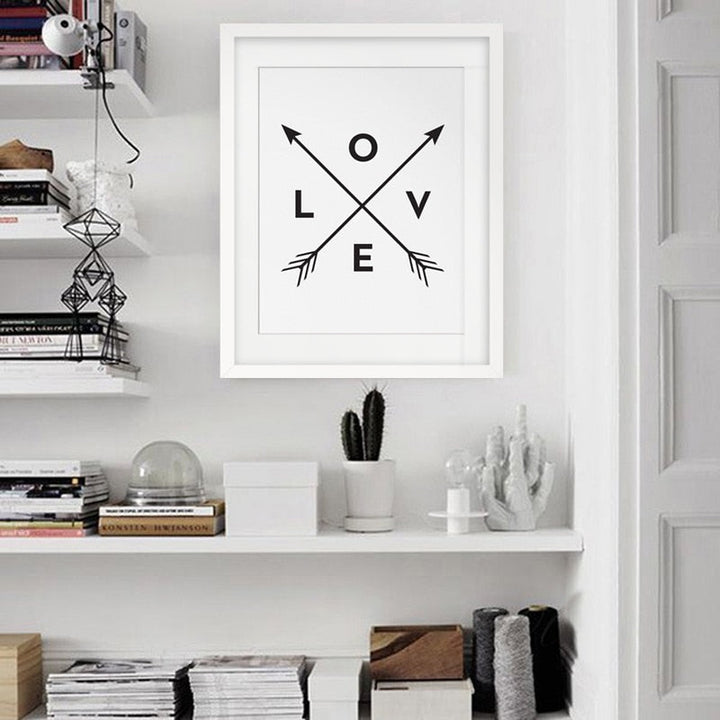 Arrows Of Love - Lerret Veggkunst Maleri | Skanto