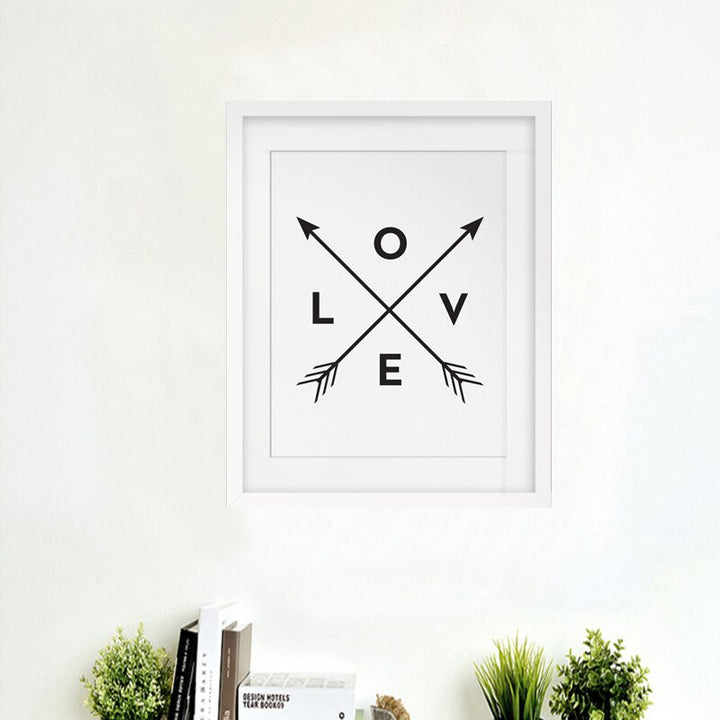 Arrows Of Love - Lerret Veggkunst Maleri | Skanto