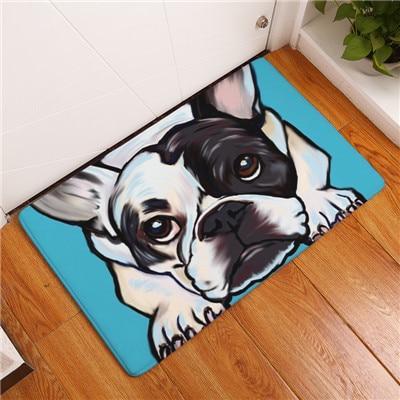 Skanto | Cartoon Style Anti-glid Hund Maleri Gulvmatte