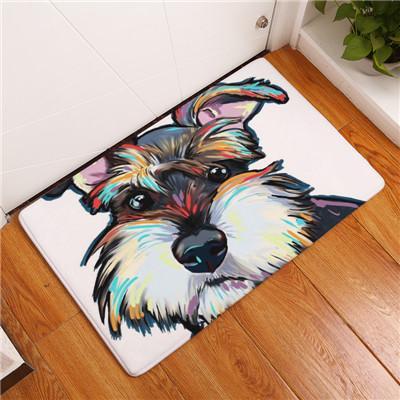 Skanto | Cartoon Style Anti-glid Hund Maleri Gulvmatte