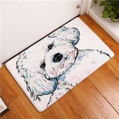 Skanto | Cartoon Style Anti-glid Hund Maleri Gulvmatte