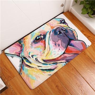 Skanto | Cartoon Style Anti-glid Hund Maleri Gulvmatte