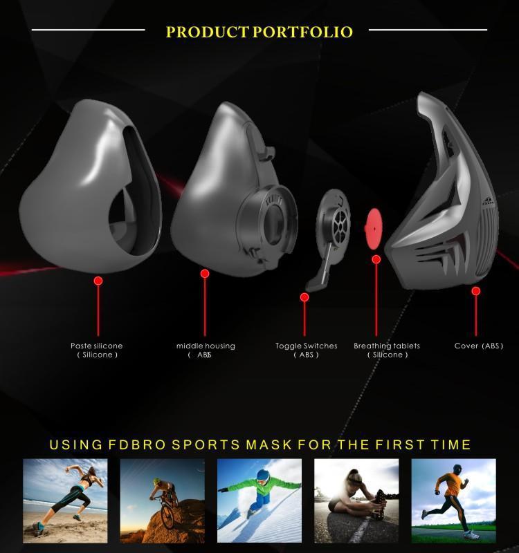 Norvo | Sports trening fitness maske for elevasjonstrening