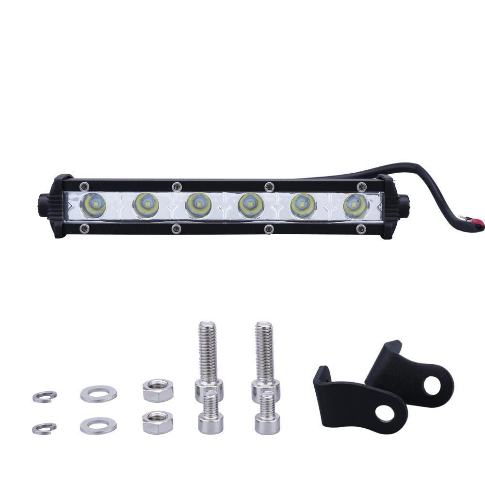 Skanto | 6 tommers 24W Enkel rad LED Lysbar Vanntett Offroad Biler
