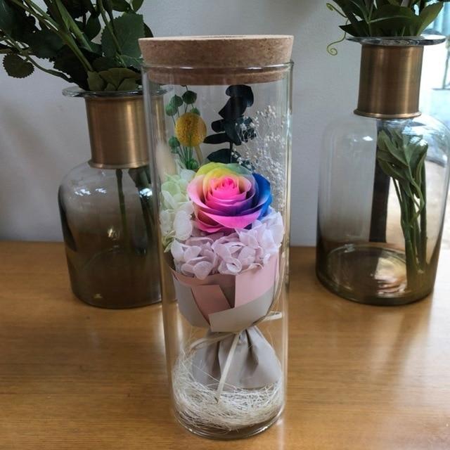 Rose Lampe med Fjernkontroll | Skanto