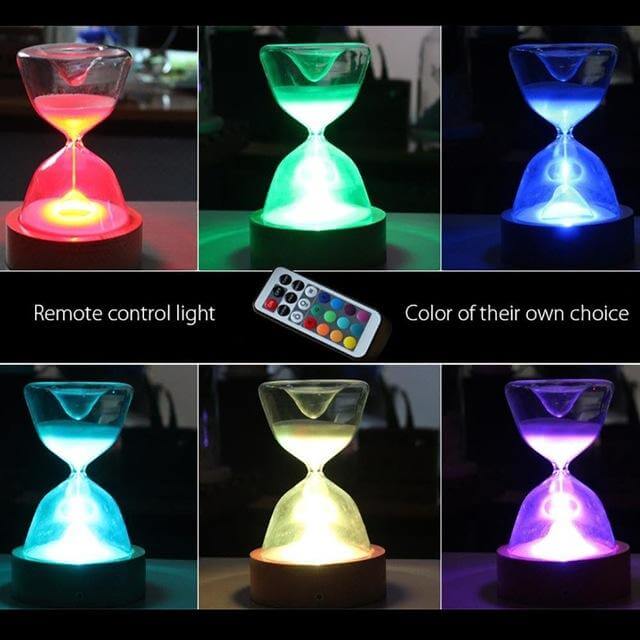 Timeglass Nattlampe