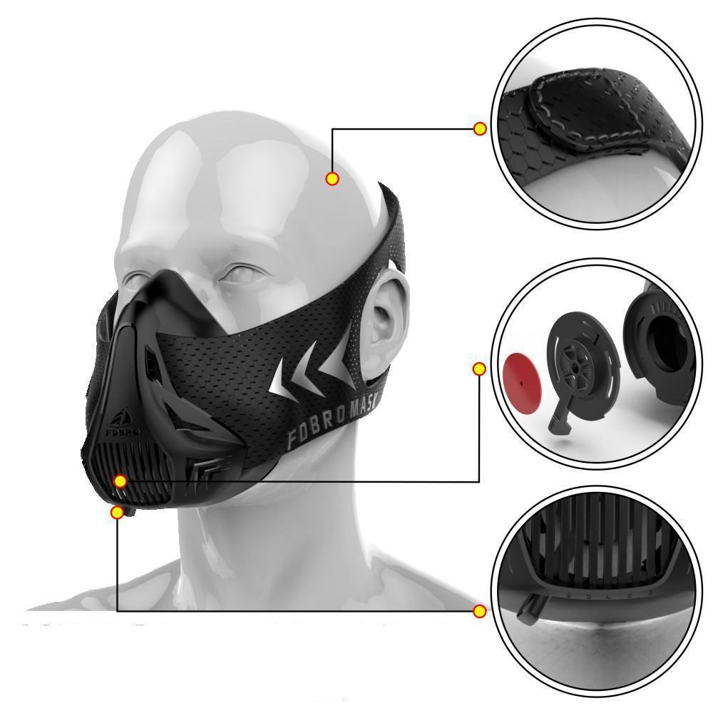 Norvo | Sports trening fitness maske for elevasjonstrening