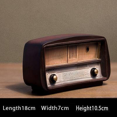 Europe style Retro Resin Radio Model Nostalgisk Dekor | Skanto