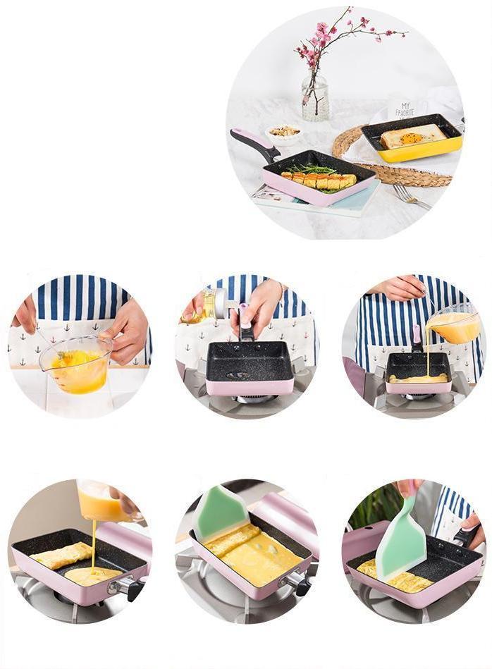 Ollam - Non-Stick Aluminium Egg Roll Stekepanne | Skanto