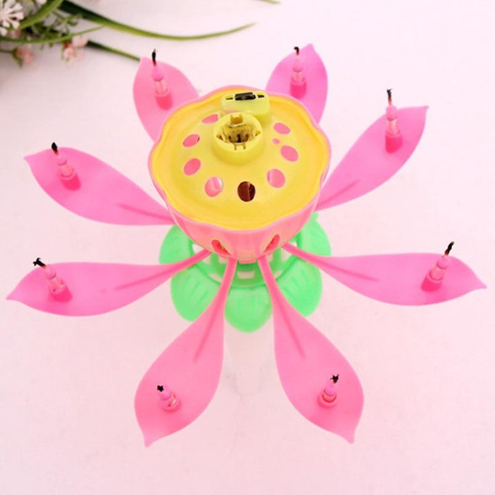 Fødselsdags Lotus Blomst Stearinlys | Skanto