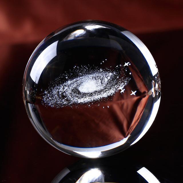 Skanto | 3D Galaxy Kvarts Krystallkule