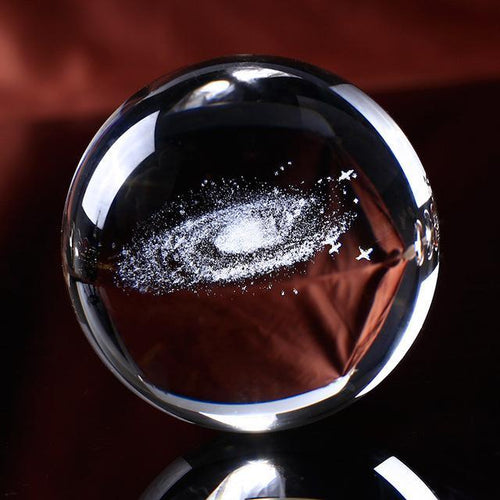 Skanto | 3D Galaxy Kvarts Krystallkule