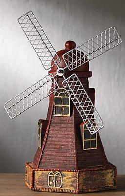 4 Farger Vintage Harpiks Vindmølle Ornamenter Sparebøsser | Skanto