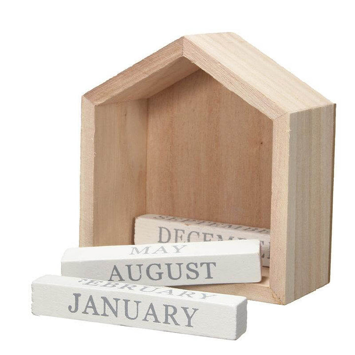 Skanto | Treblokk Kalender Hjemmedekorasjon