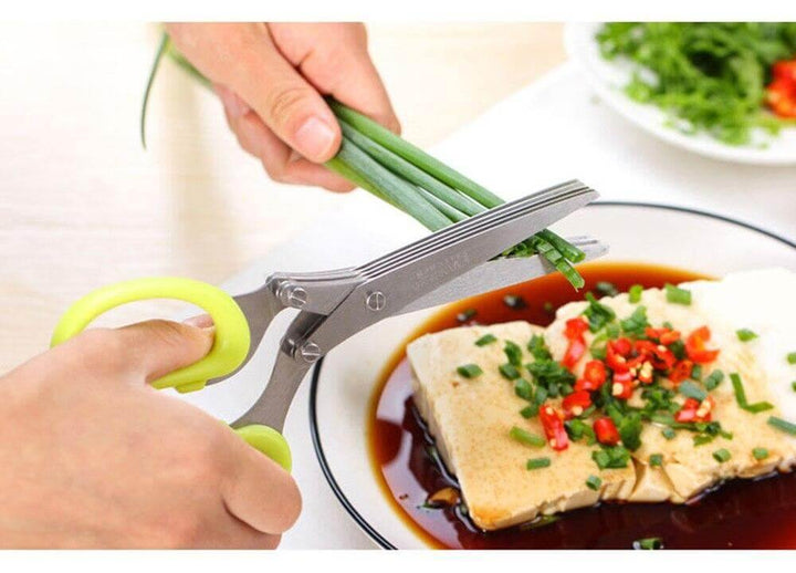 5-Layer Stainless Steel Multi-functional Kitchen Shears | Skanto