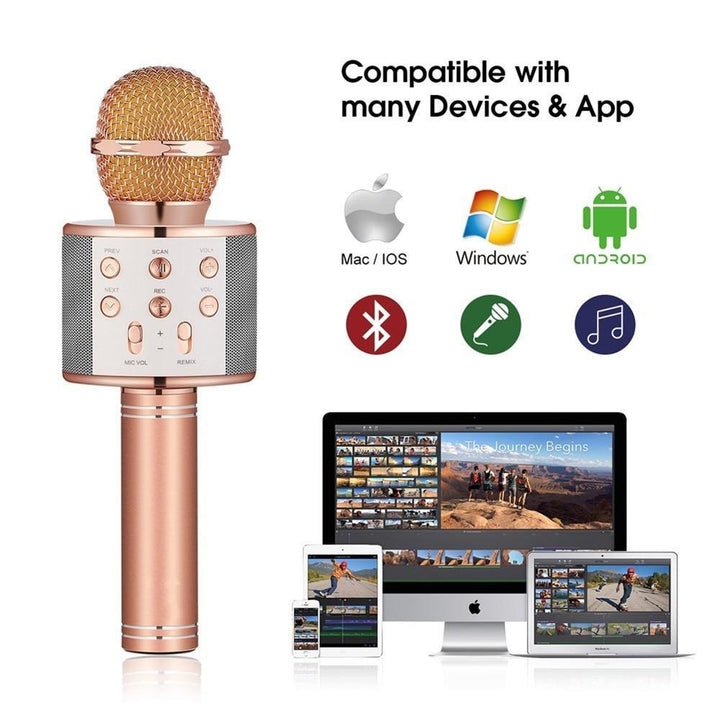 Skanto | Trådløs Magisk Karaoke Mikrofon – Bluetooth Karaoke Mikrofon