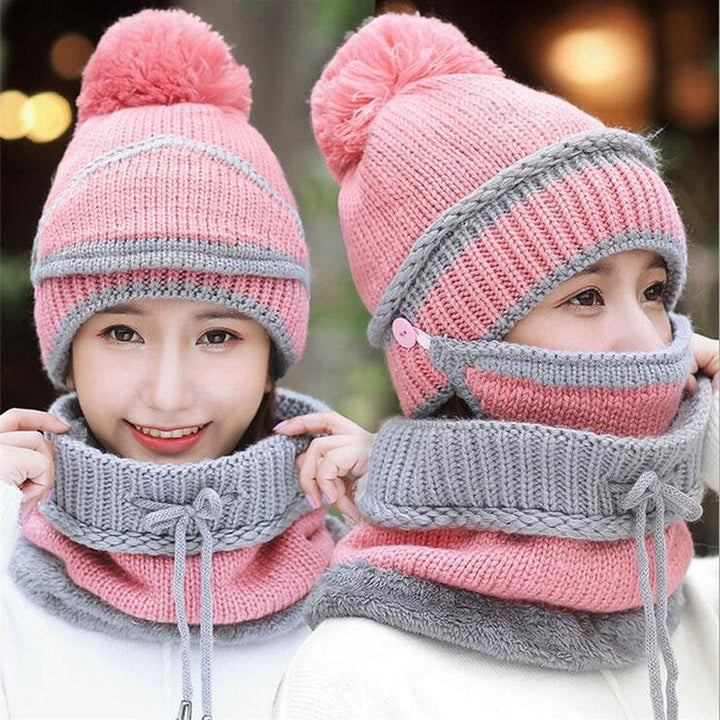 3 I 1  Lue Hatt Skjerf og Maske | Skanto