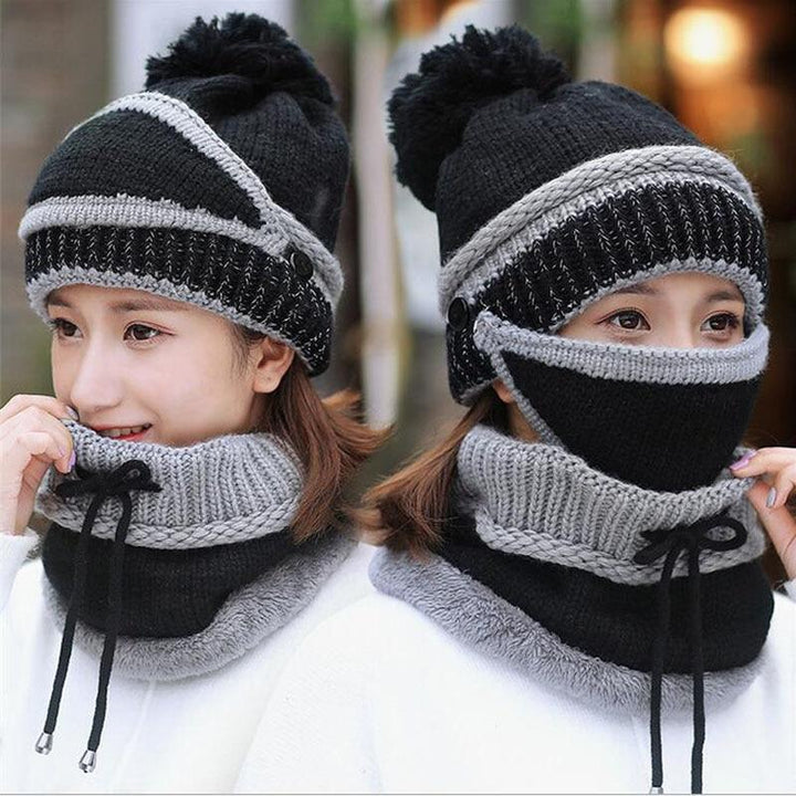 3 I 1  Lue Hatt Skjerf og Maske | Skanto