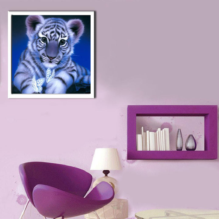 Lekende Baby Tiger - GemPaint Sett | Skanto