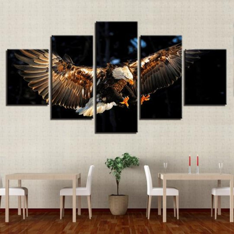 Eagle Flying - Lærred Veggkunst Maleri