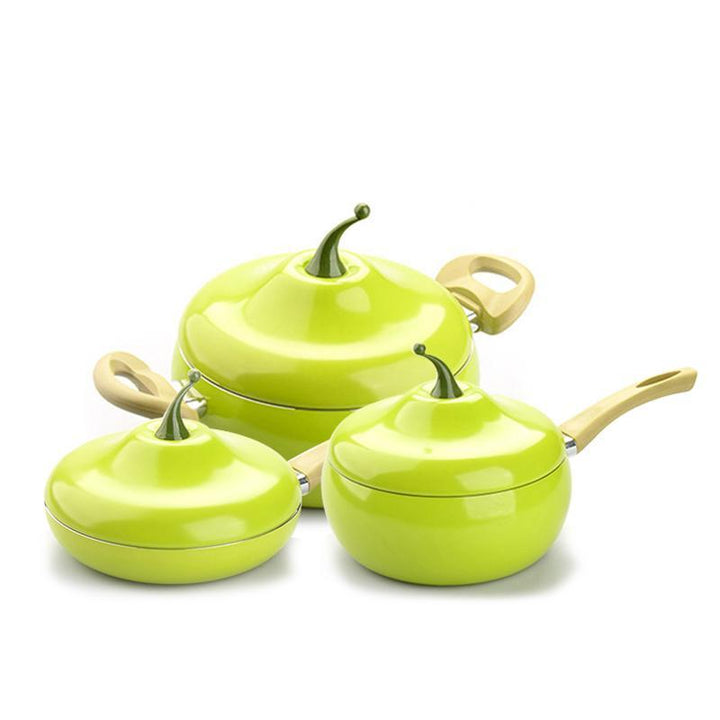 Skanto | Fruktfarge Keramisk Aluminium Stekepanne