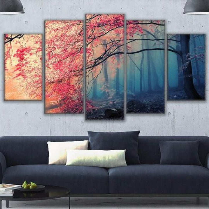 Kirschblomster-Canvas Veggkunst Maleri | Skanto