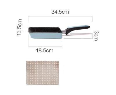 Ollam - Non-Stick Aluminium Egg Roll Stekepanne | Skanto