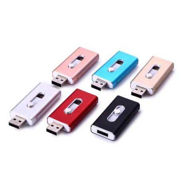 Skanto | iOS Flash USB-stasjon - To-sidig mini lagringsenhet