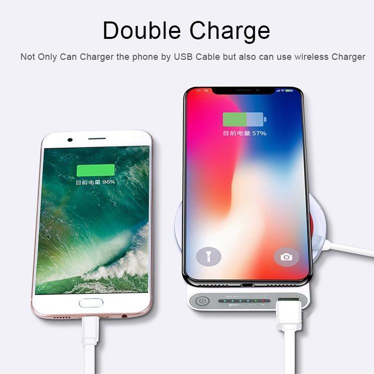 Skanto | Qi Trådløs Power Bank Lader For iPhone og Android