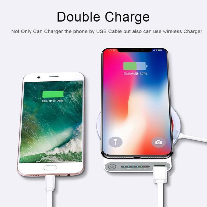 Skanto | Qi Trådløs Power Bank Lader For iPhone og Android