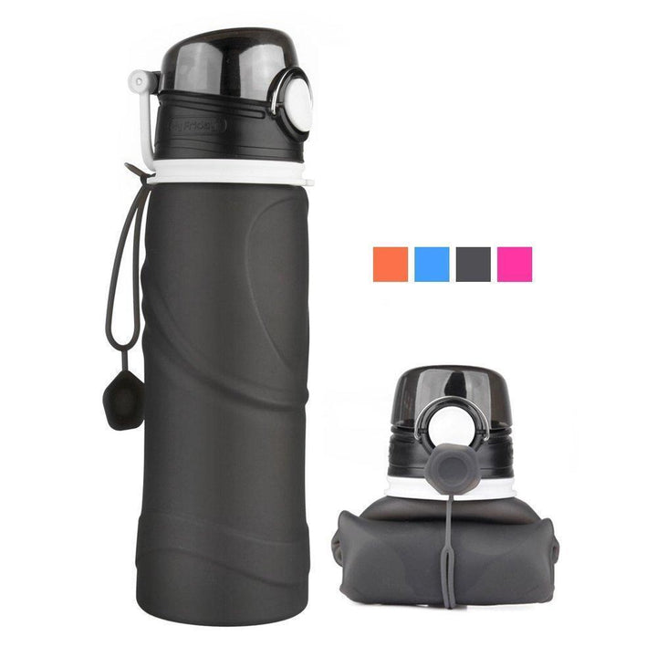Premium Sammenleggbar Silikon Vannflaske | Skanto