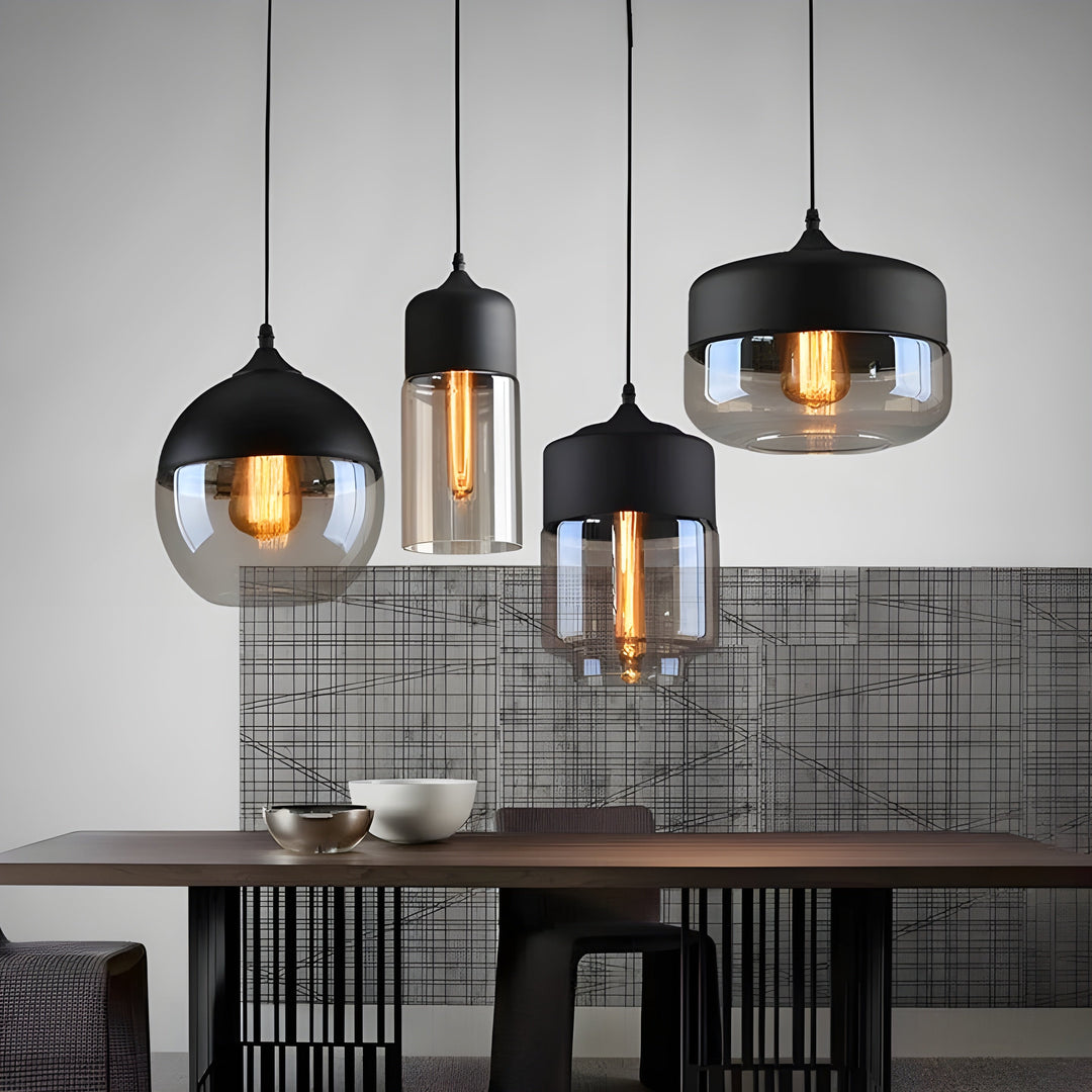 LED Pendellampe laget av glass - Moderne, skandinavisk design for stilige oppholdsrom | Skanto