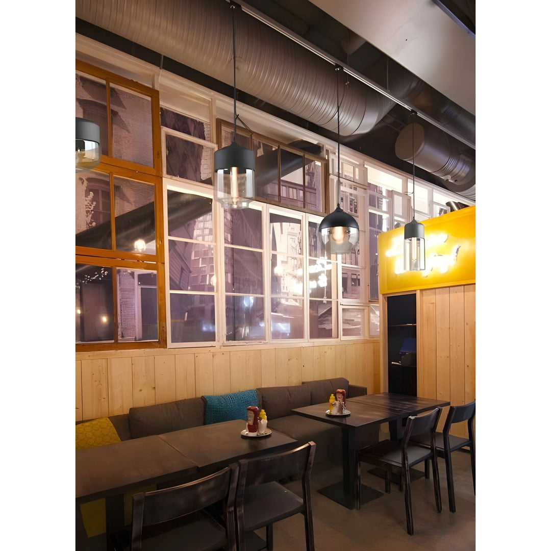 LED Pendellampe laget av glass - Moderne, skandinavisk design for stilige oppholdsrom | Skanto