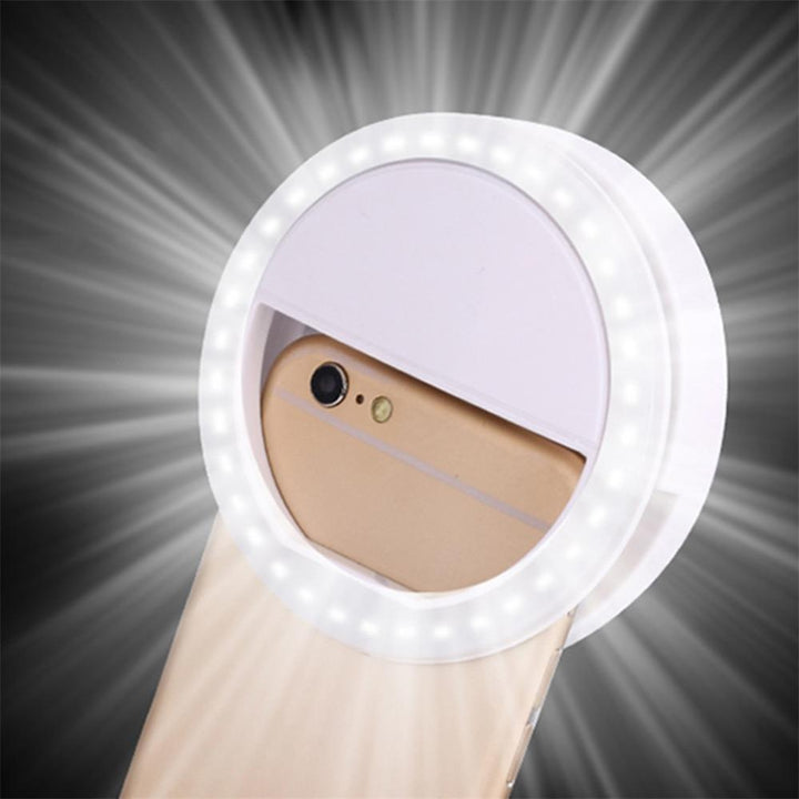 LED Ring Blits Mobil Kamera Lys | Skanto