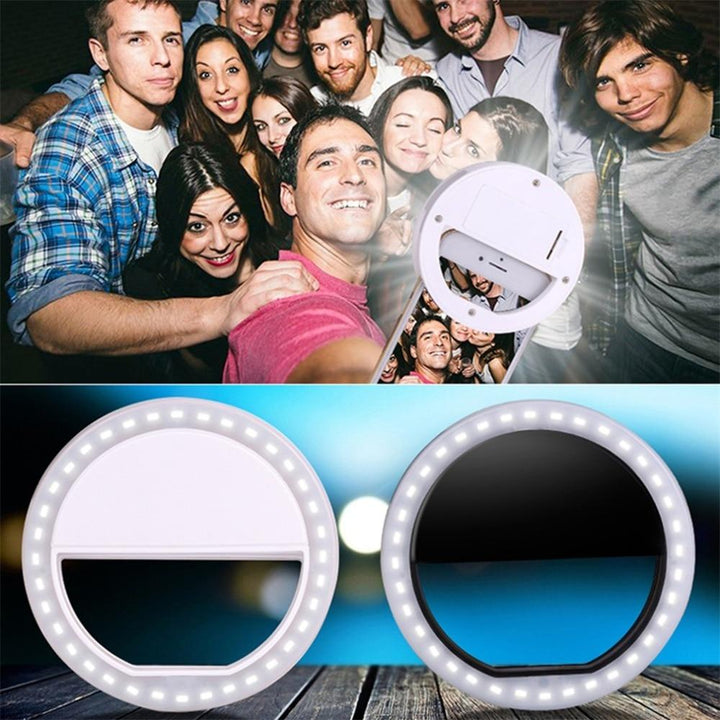 LED Ring Flash Mobil Kamera Lys | Skanto