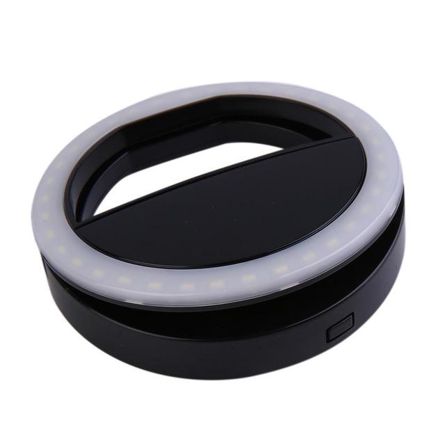 LED Ring Flash Mobil Kamera Lys | Skanto