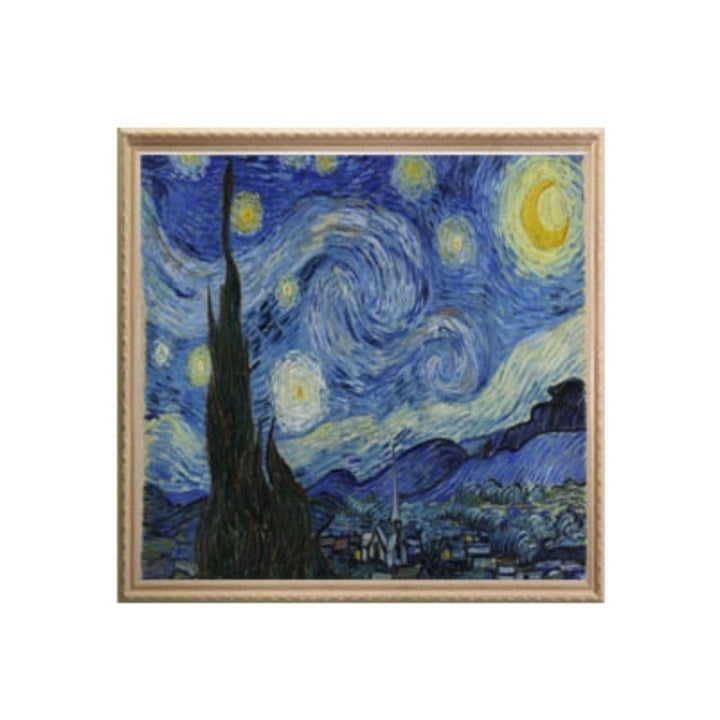 Van Gogh Klassisk abstrakt lerretsmaleri Stjernenatt