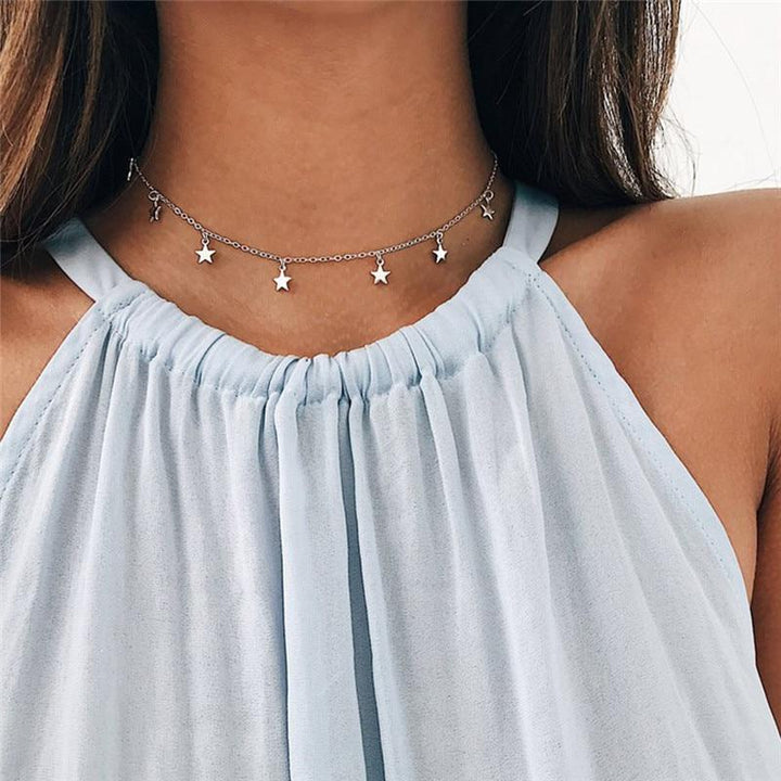 Multi Layered Boho Dråpe Halskjeder | Skanto